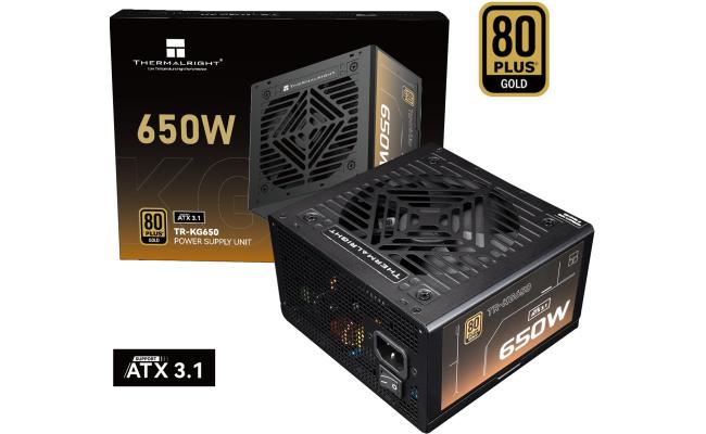 Thermalright (KG-650) Gold 650W (ATX 3.1) 80 Plus Gold Full Modular, Smart Fan - Power Supply