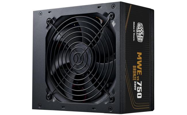 Cooler Master MWE Bronze 750 V3 (ATX 3.1) 750W 80 Plus Bronze Power Supply w/ Quiet HDB fan