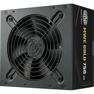 Cooler Master MWE GOLD 750 V3 (ATX 3.1) 850W 80 Plus Gold Non-Modular Power Supply w/ (12V-2x6) PCIE 5.1 Connector