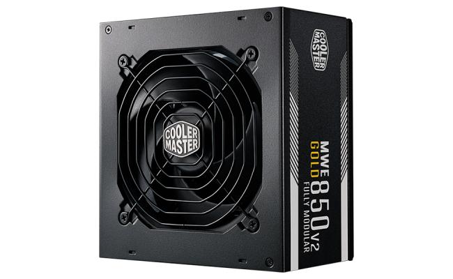 Cooler Master MWE GOLD 850 V2 (ATX 3.0) 850W 80 Plus Gold Fully Modular Power Supply w/ (12VHPWR) PCIE 5.0 Connector