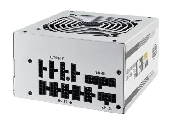 Cooler Master MWE GOLD 850 V2 (White Edition) (ATX 3.0) 850W 80 Plus Gold Fully Modular Power Supply w/ (12VHPWR) PCIE 5.0 Connector