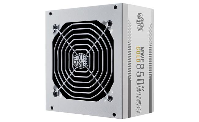 Cooler Master MWE GOLD 850 V2 (White Edition) (ATX 3.0) 850W 80 Plus Gold Fully Modular Power Supply w/ (12VHPWR) PCIE 5.0 Connector