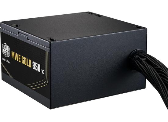 Cooler Master MWE GOLD 850 V3 (ATX 3.1) 850W 80 Plus Gold Non-Modular Power Supply w/ (12V-2x6) PCIE 5.1 Connector