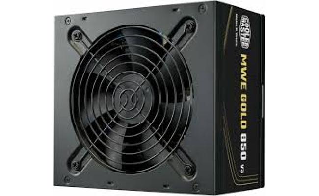 Cooler Master MWE GOLD 850 V3 (ATX 3.1) 850W 80 Plus Gold Non-Modular Power Supply w/ (12V-2x6) PCIE 5.1 Connector
