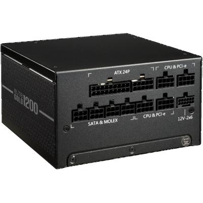 Cooler Master Elite Gold 1200 (ATX 3.1) 1200W 80 Plus Gold Full-Modular Power Supply w/ (12V-2x6) PCIE 5.1 Connector