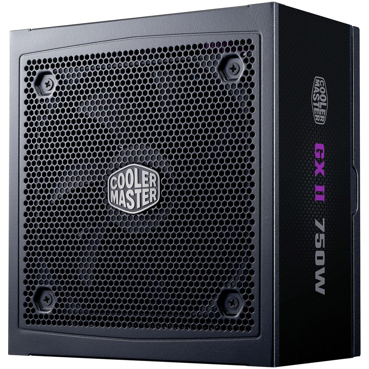 Cooler Master GX II Gold 750 (ATX 3.1) 750W 80 Plus Gold Fully Modular Power Supply w/ (12V-2x6) PCIE 5.1 Connector