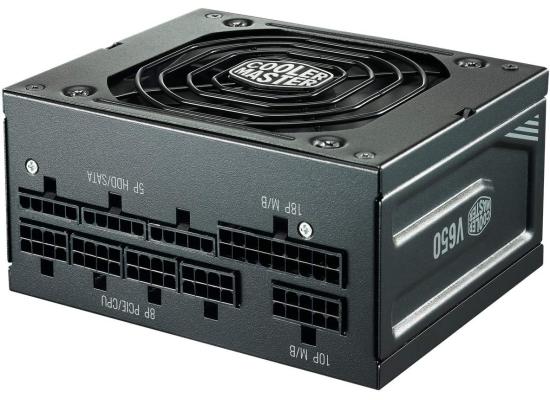 Cooler Master V650 SFX Gold Full Modular Power Supply, 650W, 80+ Gold, ATX Bracket Included, Quiet FDB Fan, SFX Form Factor