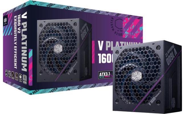 Cooler Master V PLATINUM 1600 V2 (ATX 3.1) 1600W 80 Plus Platinum Fully Modular Power Supply w/ (12V-2x6) PCIE 5.1 Connector The Upgraded & Enhanced Version Of 12VHPWR For More Efficiency & Safety