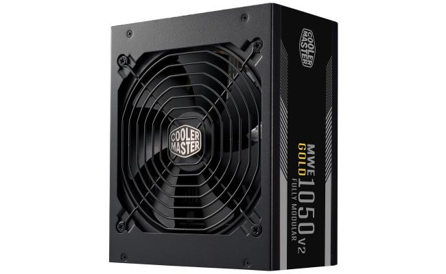 Cooler Master MWE GOLD 1050 V2 (ATX 3.0) 1050W 80 Plus Gold Fully Modular Power Supply w/ (12VHPWR) PCIE 5.0 Connector