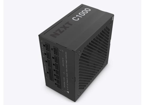 NZXT C1000, 1000W 80+ Gold Full Modular ATX Gaming Power Supply w/ Hybrid Silent Fan Control, Fluid Dynamic Bearings