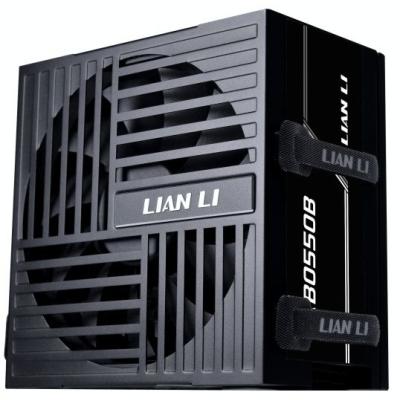 Lian Li RB550B PSU BLACK PCIE 5.1 (12V-2×6) 80 PLUS Bronze Non-Modular Power Supply, PCIe 6+2 pin cable,Includes full cable set for CPU, GPU, SATA, and PATA connections..