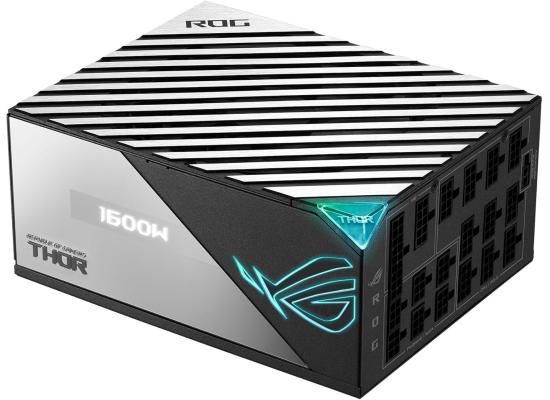 ASUS ROG THOR 1600W Titanium (ATX 3.0) 80 Plus Titanium Fully Modular Power Supply w/ (12VHPWR) PCIE 5.0 Connector