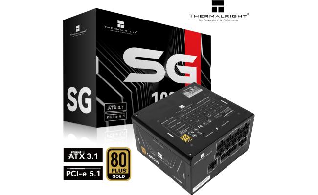 Thermalright (SG-1000) Gold 1000W (ATX 3.1) (PCIe 5.1) 80 Plus Gold Full-Modular, Smart Fan - Power Supply