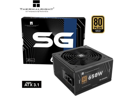 Thermalright (SG-650S) Gold 650W (ATX 3.1) 80 Plus Gold Fixed Cable, Smart Fan - Power Supply