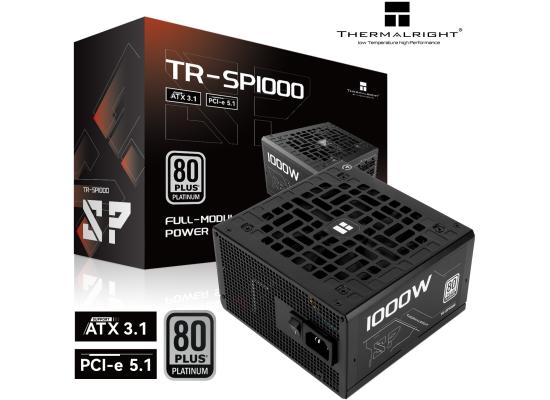 Thermalright (SP-1000) Platinum 1000W (ATX 3.1) (PCIe 5.1) 80 Plus Platinum Full Modular, Smart Fan - Power Supply