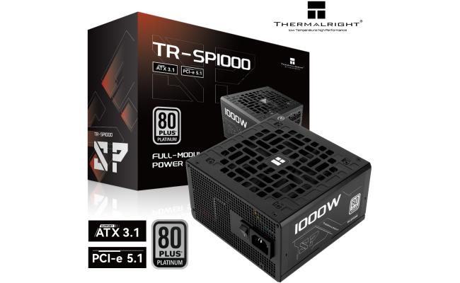 Thermalright (SP-1000) Platinum 1000W (ATX 3.1) (PCIe 5.1) 80 Plus Platinum Full Modular, Smart Fan - Power Supply