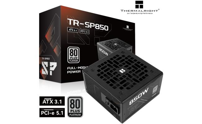 Thermalright (SP-850) Platinum 850W (ATX 3.1) (PCIe 5.1) 80 Plus Platinum Full Modular, Smart Fan - Power Supply