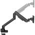 SilverStone ARM14B (Black) Single Monitor Arm w/ Heavy-Duty Gas Spring Design & Versatile Adjustability, For Monitors Up To 49" Size & 20kg Weight, VESA Mounting Interface Standard (MIS), 100mm x 100mm / 75mm x 75 mm Mounting Hole