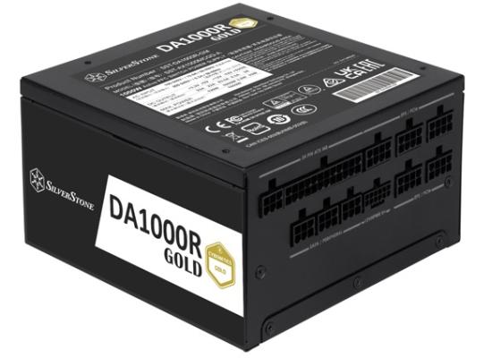 SilverStone DA1000R Gold 1000W (ATX 3.0) PCIE 5.0 (12VHPWR) 80 Plus Gold Full Modular - High Performance Power Supply