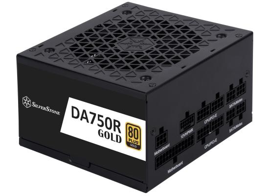 SilverStone DA750R Gold 750W (ATX 3.0) PCIE 5.0 (12VHPWR) 80 Plus Gold Full Modular - High Performance Power Supply