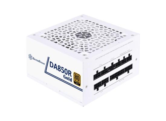 SilverStone DA850R (White Edition) Gold 850W (ATX 3.0) PCIE 5.0 (12VHPWR) 80 Plus Gold Full Modular - High Performance Power Supply