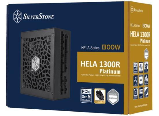 SilverStone HELA 1300R Platinum 1300W (ATX 3.0) PCIE 5.0 (12VHPWR) 80 Plus Platinum Full Modular - High Performance Power Supply