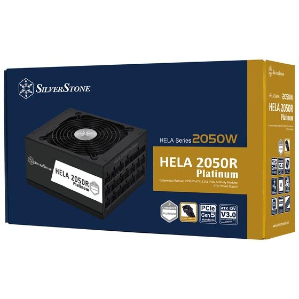 SilverStone HELA 2050R Platinum 2050W (ATX 3.0) PCIE 5.0 (12VHPWR) 80 Plus Platinum Full Modular - High Performance Power Supply