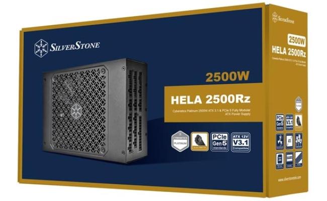 SilverStone HELA 2500Rz Platinum 2500W (ATX 3.1) PCIE 5.1 (12V-2x6 ) 80 Plus Platinum Full Modular - High Performance Power Supply