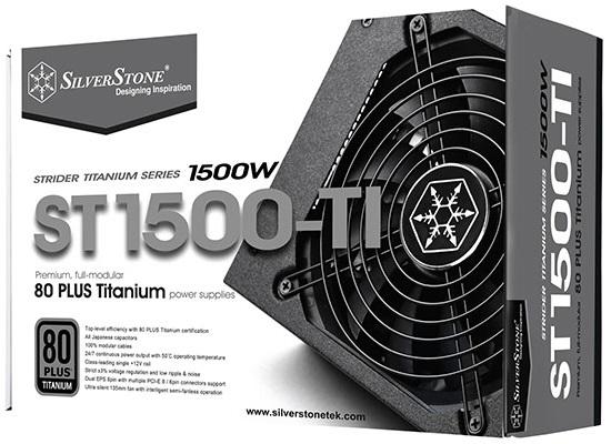 SilverStone ST1500-TI V2 Titanium 1500W ATX 80 Plus Titanium Full Modular Heavy Duty & High Performance Power Supply