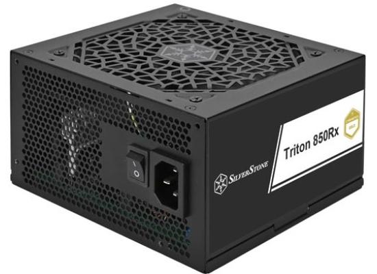 SilverStone Triton 850Rx Gold 850W (ATX 3.1) PCIE 5.1 (12V-2x6 ) 80 Plus Gold Fixed Cables - High Performance Power Supply w/ Silent 120mm Fan