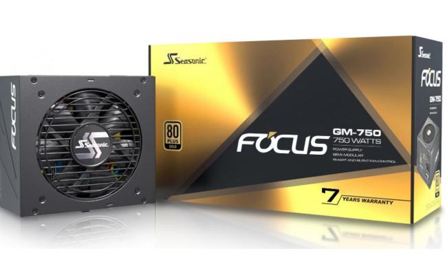 Seasonic FOCUS GM 750W 80 Plus Gold Semi-Modular Power Supply
