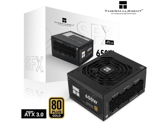 Thermalright (TGFX-650) SFX Gold 650W (ATX 3.0) 80 Plus Gold Full Modular, Smart Fan - Power Supply (12VHPWR PCIE 5.0 Connector Not Included)