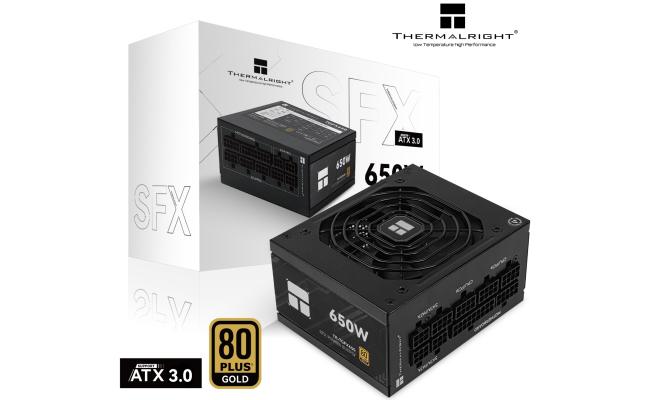 Thermalright (TGFX-650) SFX Gold 650W (ATX 3.0) 80 Plus Gold Full Modular, Smart Fan - Power Supply (12VHPWR PCIE 5.0 Connector Not Included)