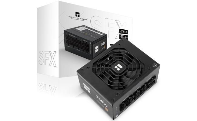 Thermalright (TGFX-750) SFX Gold 750W (ATX 3.0) PCIE 5.0 (12VHPWR) 80 Plus Gold Full Modular, Smart Fan - Power Supply