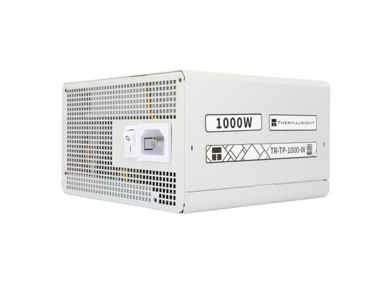 Thermalright (TP-1000-W) Platinum 1000W (ATX 3.0) PCIE 5.0 (12VHPWR) 80 Plus Platinum Full Modular, Smart Fan - Power Supply (White)