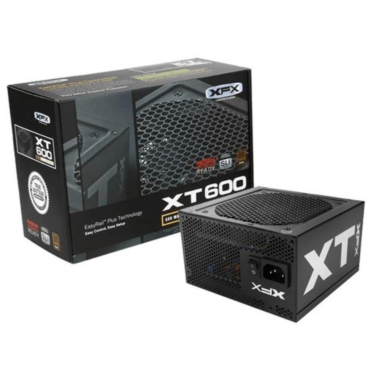 XFX XT Series P1-600B 600W 80 PLUS BRONZE Certified Active PFC Power Supply