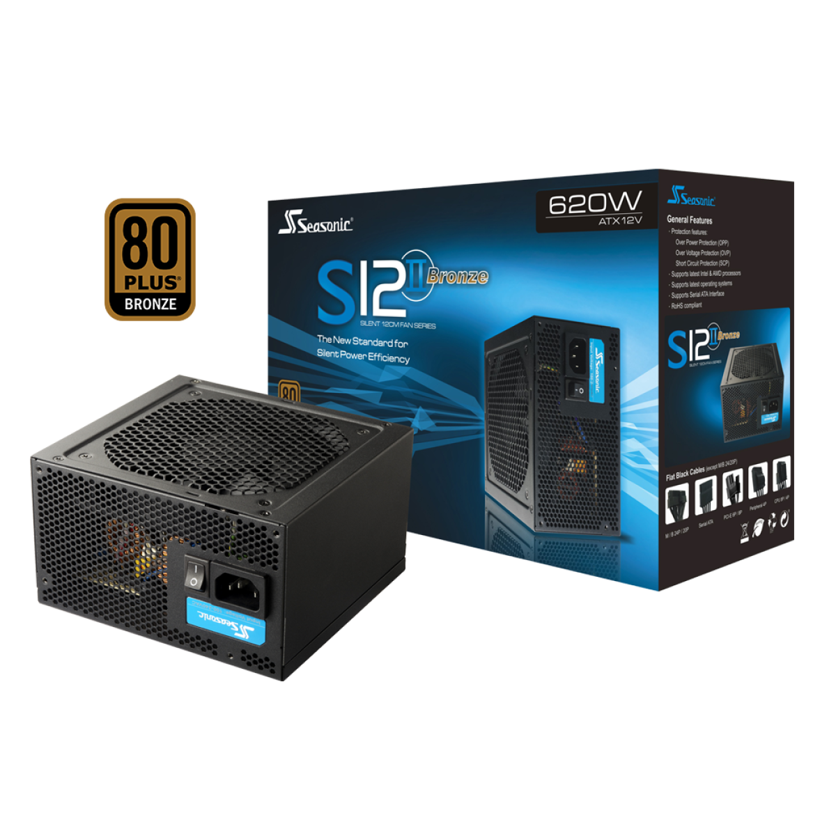 Seasonic S12II 620W 80+ Bronze Power Supply