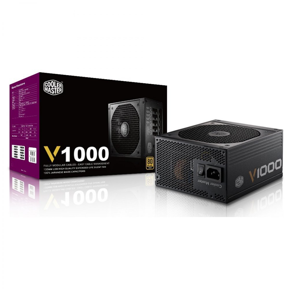 Cooler Master V1000 1000w 80 PLUS Gold Power Supply