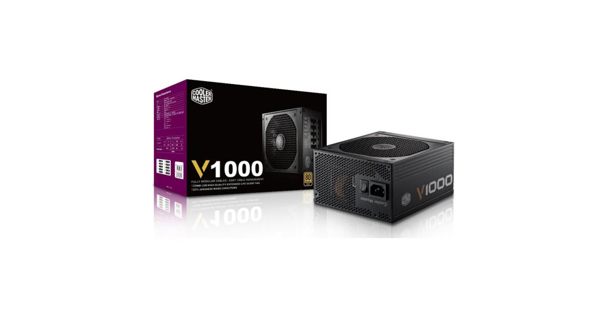 Cooler Master V1000 1000w 80 PLUS Gold Power Supply V1000 gold OS