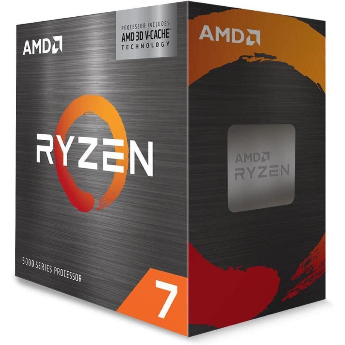 AMD RYZEN 7 5800X3d Up To 4.5GHz 8 Core 16 Threads AM4 Processor w/ 96MB 3D V-Cache Technology-Box