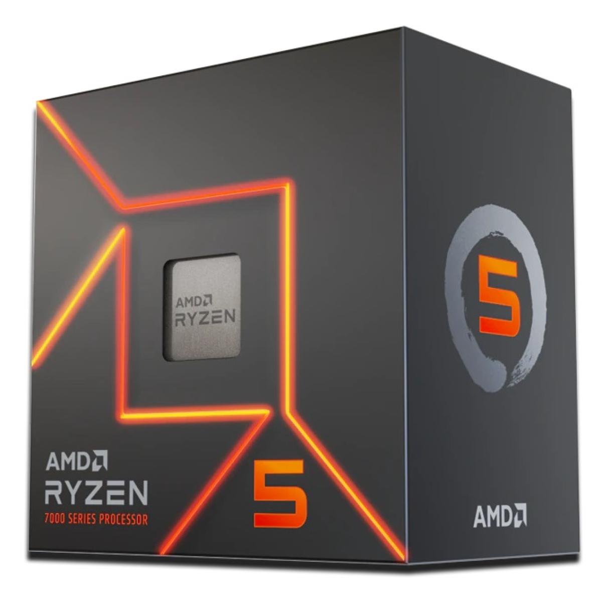 AMD RYZEN 5 7600 Up To 5.1GHz 6 Cores 12 Threads 32MB Cache AM5 CPU Processor
