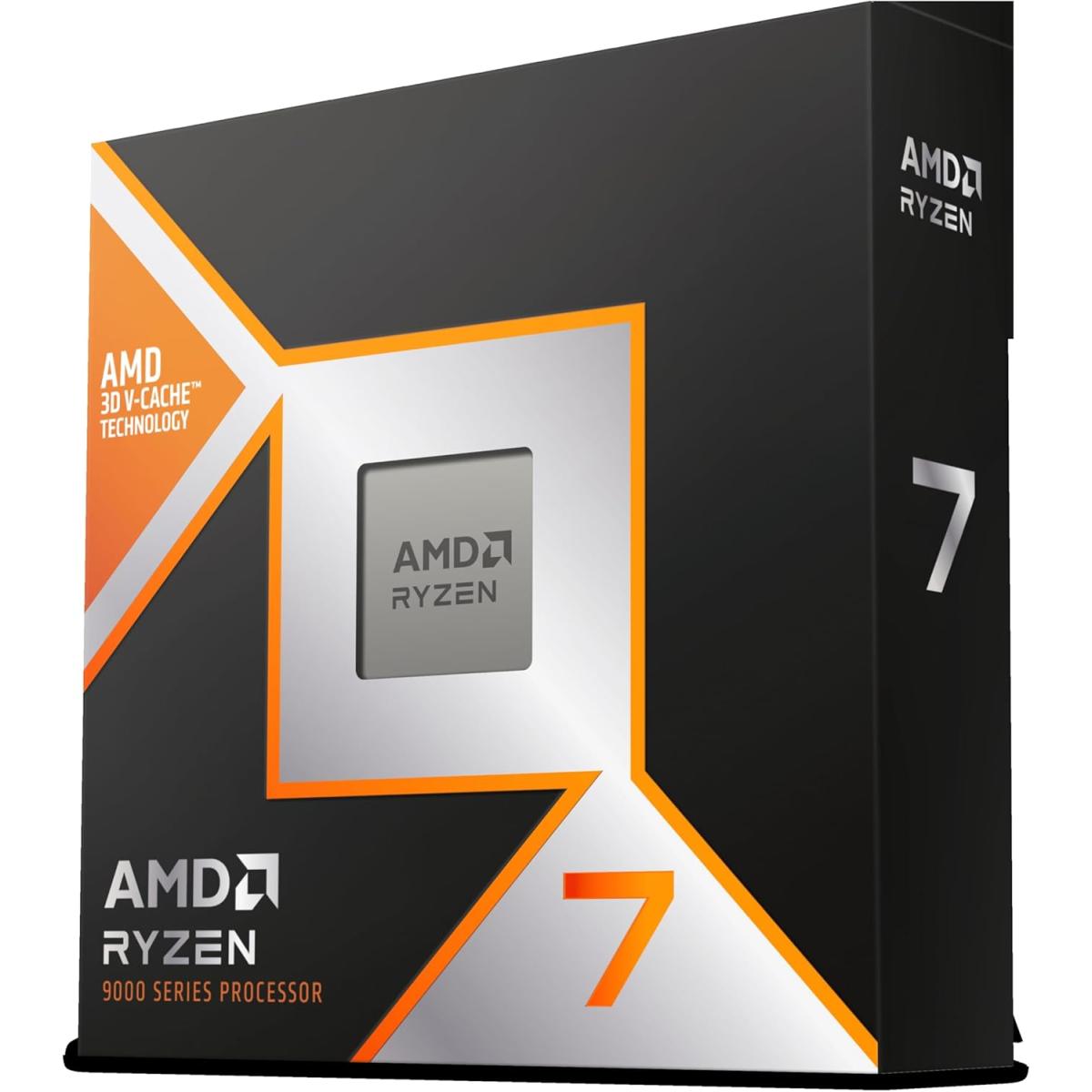 AMD RYZEN 7 9800X3D Up to 5.2GHz 8 Cores 16 threads 96MB Cache AM5 CPU Processor w/ 2nd Gen AMD 3D V-Cache