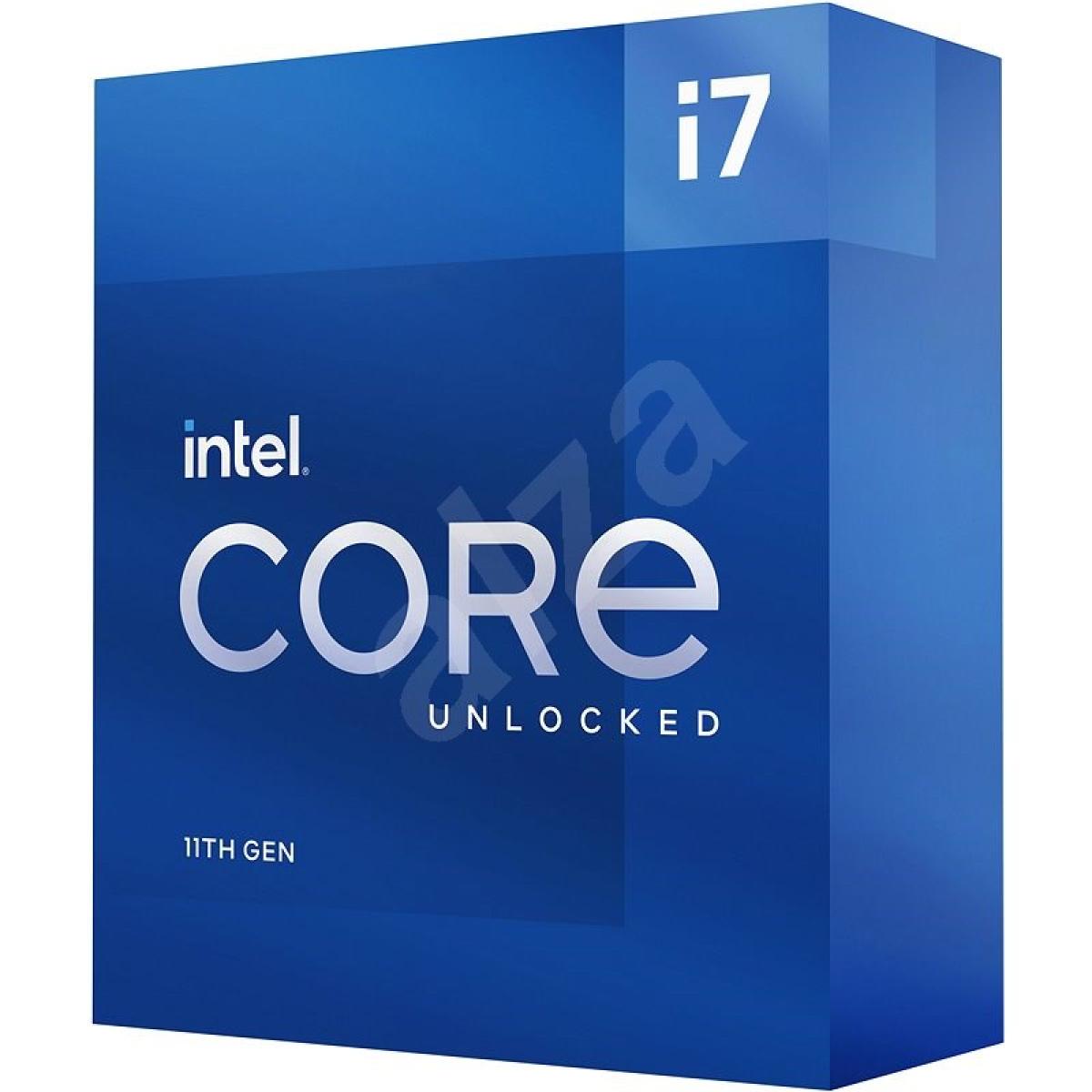 Intel Core i7-11700K Desktop Processor LGA1200, 8 Cores , 16 Threads up to 5.00 GHz - Unlocked
