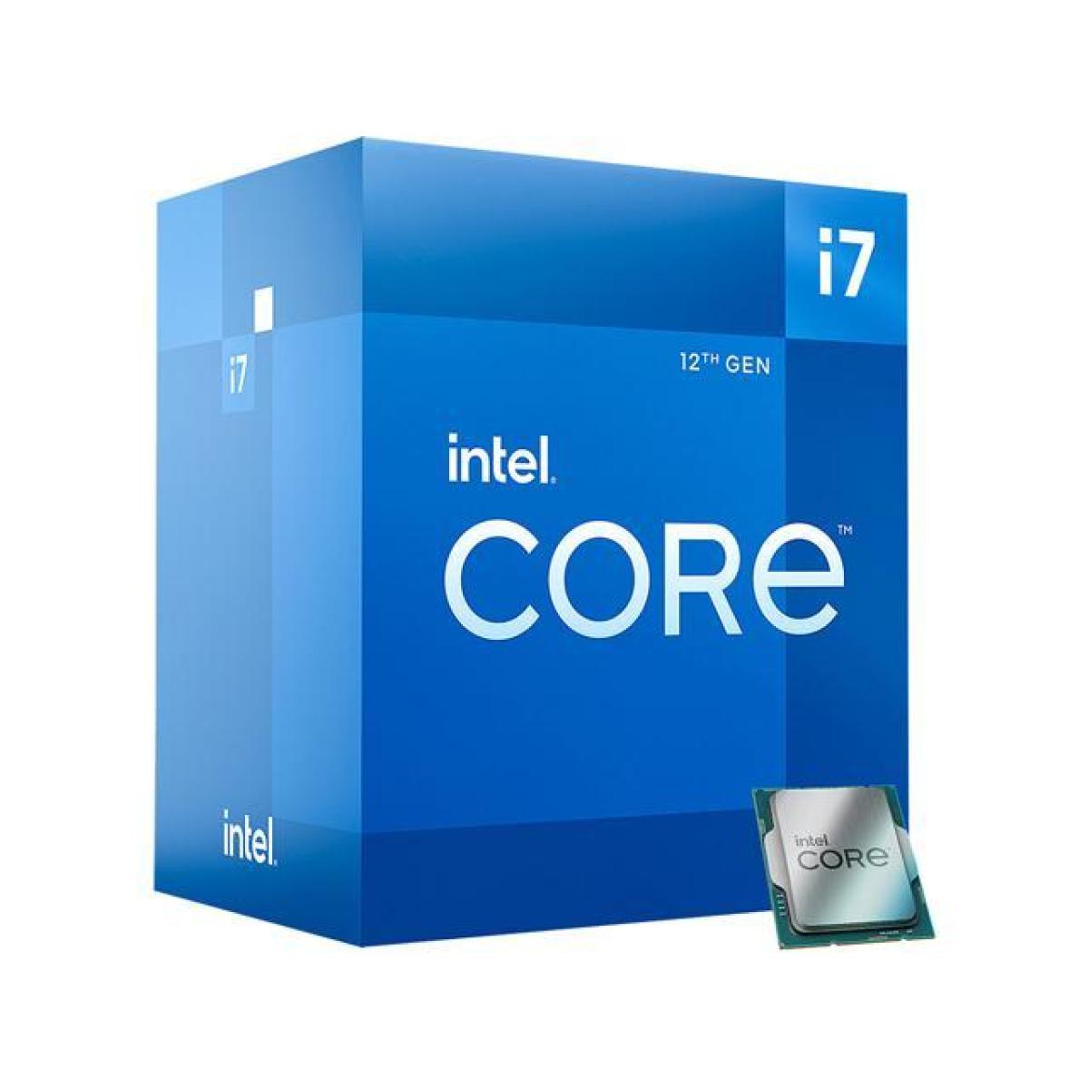 Intel Core i7-12700 Desktop 12TH Gen Processor LGA1700, 12 Cores (8P+4E) , 20 Threads Up To 4.9 GHz