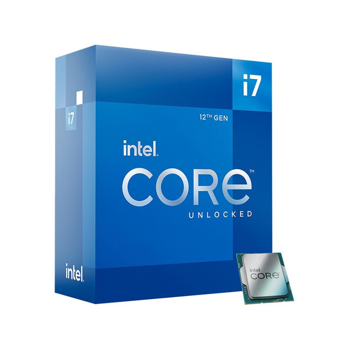Intel Core i7-12700K Desktop 12TH Gen Processor LGA1700, 12 Cores (8P+4E) , 20 Threads Up To 5.0 GHz-Unlocked