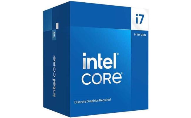 Intel Core i7-14700F Up To 5.4GHz, 14TH Gen CPU Processor LGA1700, 20 Cores (8P+12E), 28 Threads