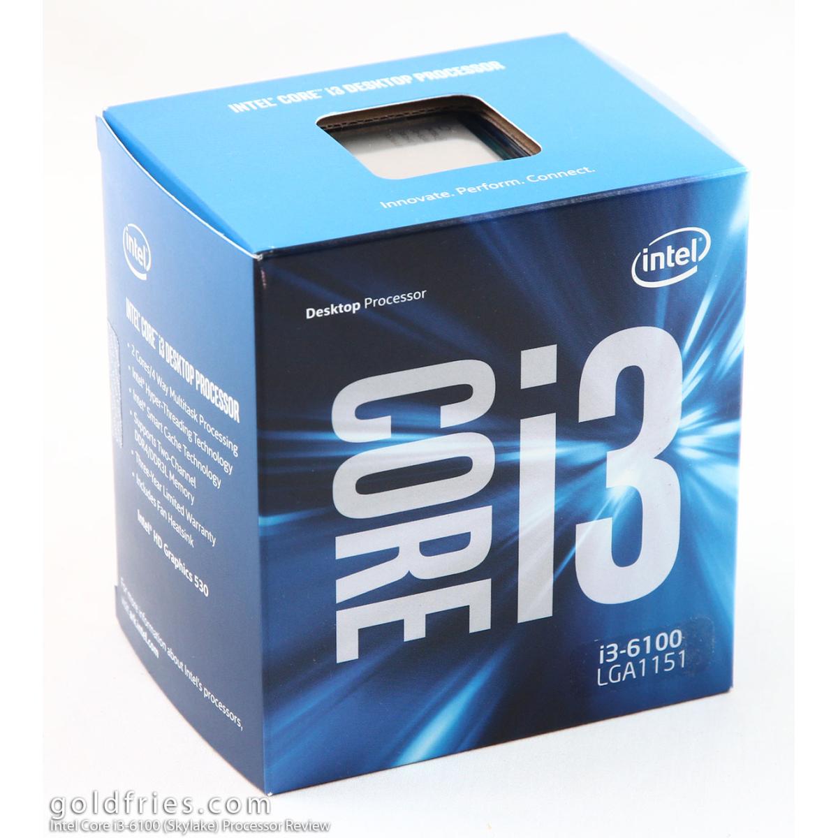 Intel Core i3-6100 Sky Lake 2-Core 3.7 GHz