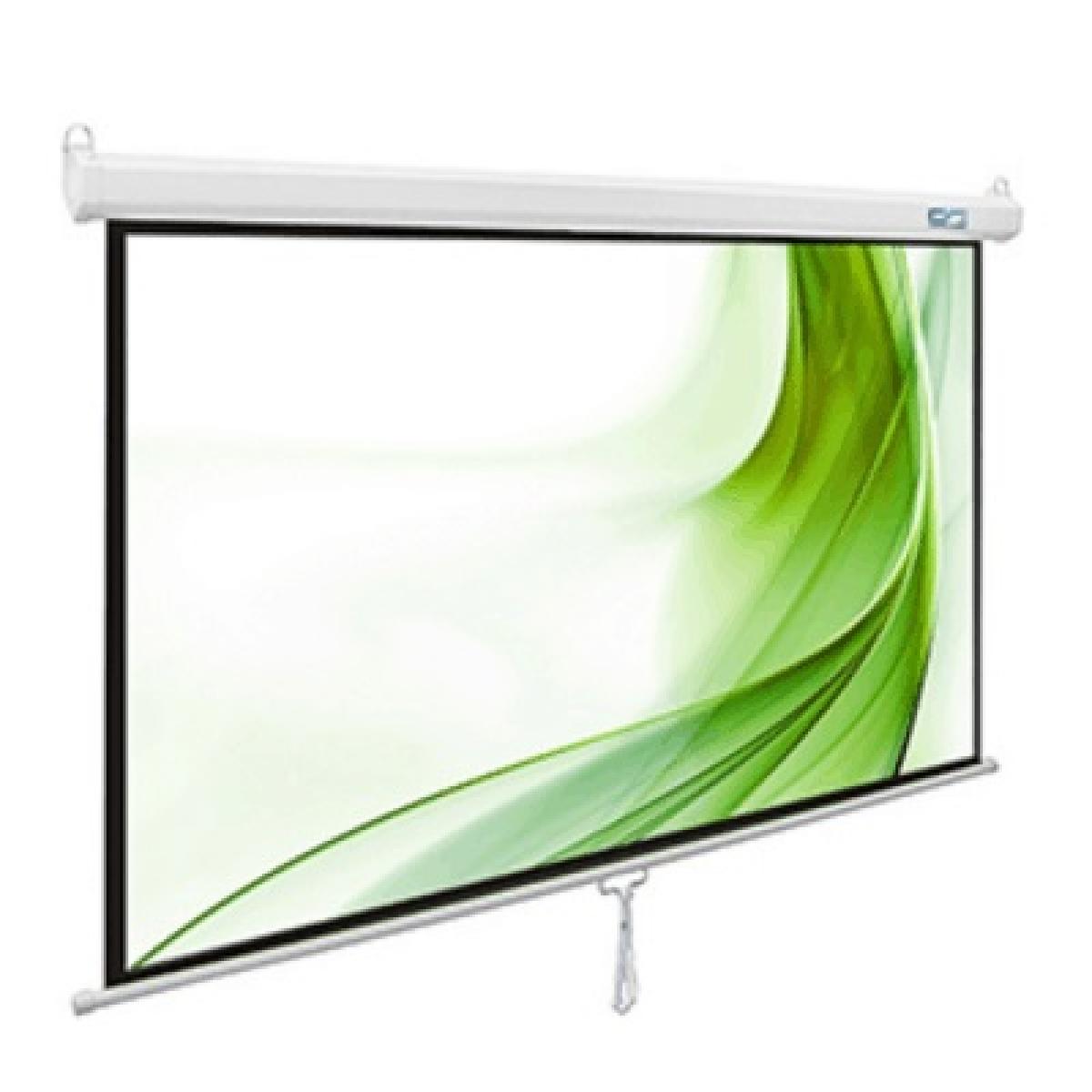 iView White 200x200cms Manual Wall/Ceiling Projector Screen