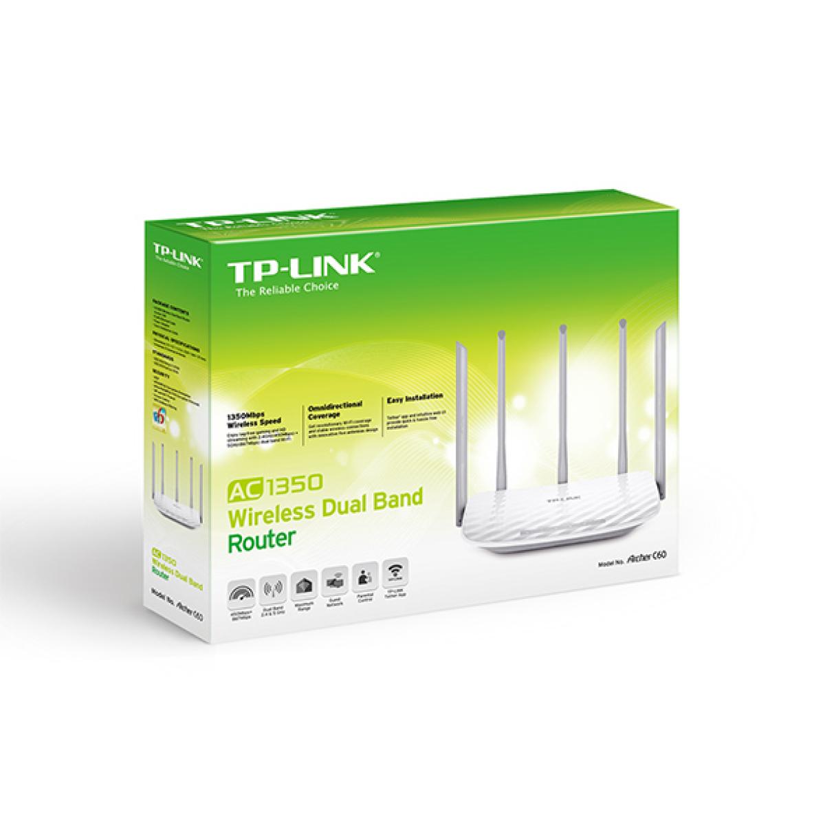TP-LINK AC1350 Wireless Dual Band Router Archer C60
