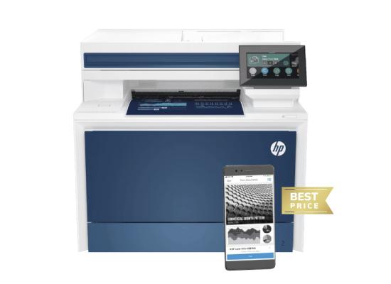 HP Color LaserJet Pro MFP 4303fdw 4-In-One Multifunction Wireless Laser Printer (Print, copy, scan, fax), Duplex, Automatic Document Feeder w/ 4.3” diagonal WLED-backlit Display, USB, Network & Wireless (Wi-Fi 5) Connectivity